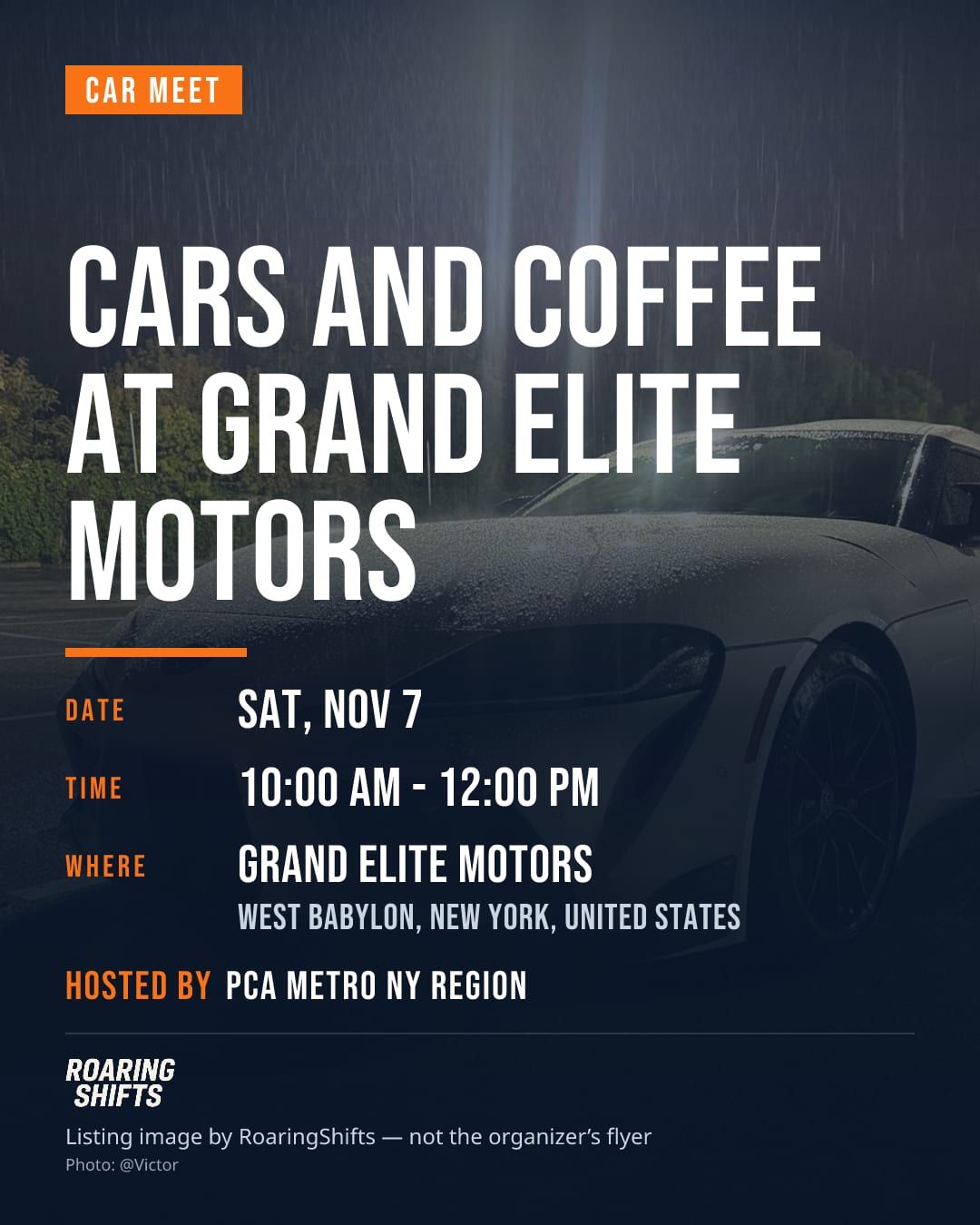 Cars and Coffee at Grand Elite Motors