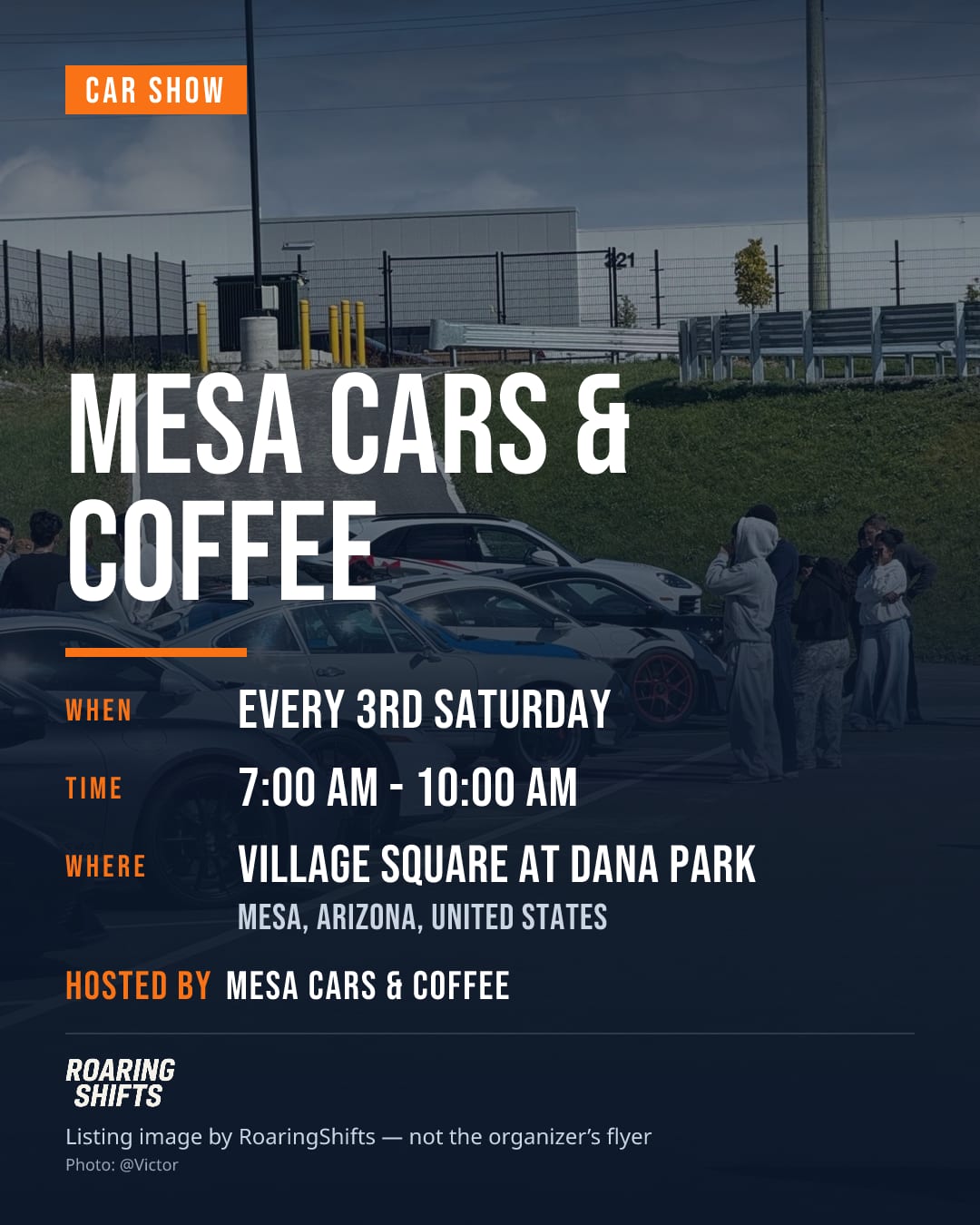 Mesa Cars & Coffee flyer