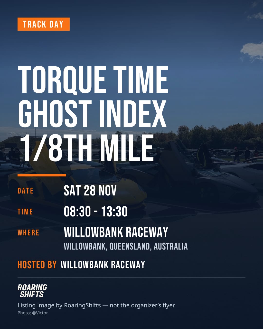 Torque Time Ghost Index 1/8th Mile flyer