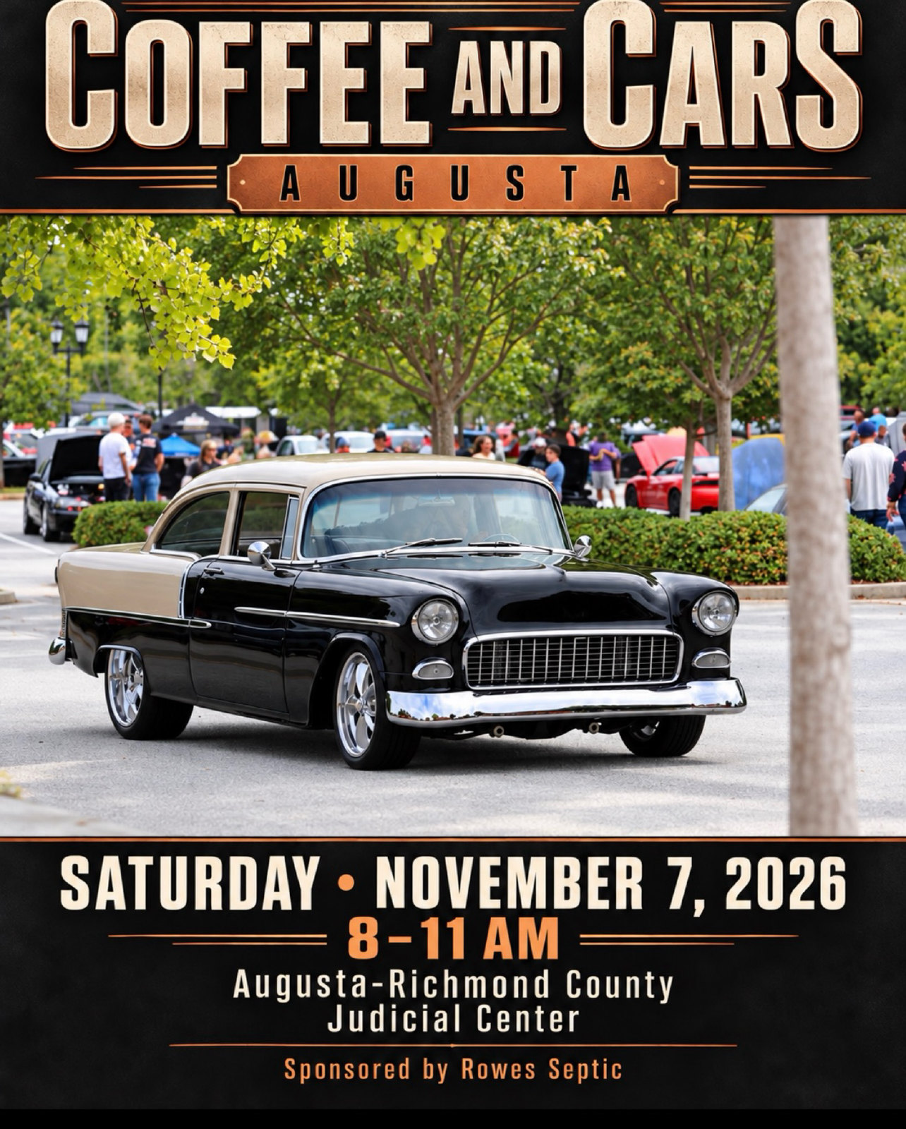Coffee and Cars Augusta flyer