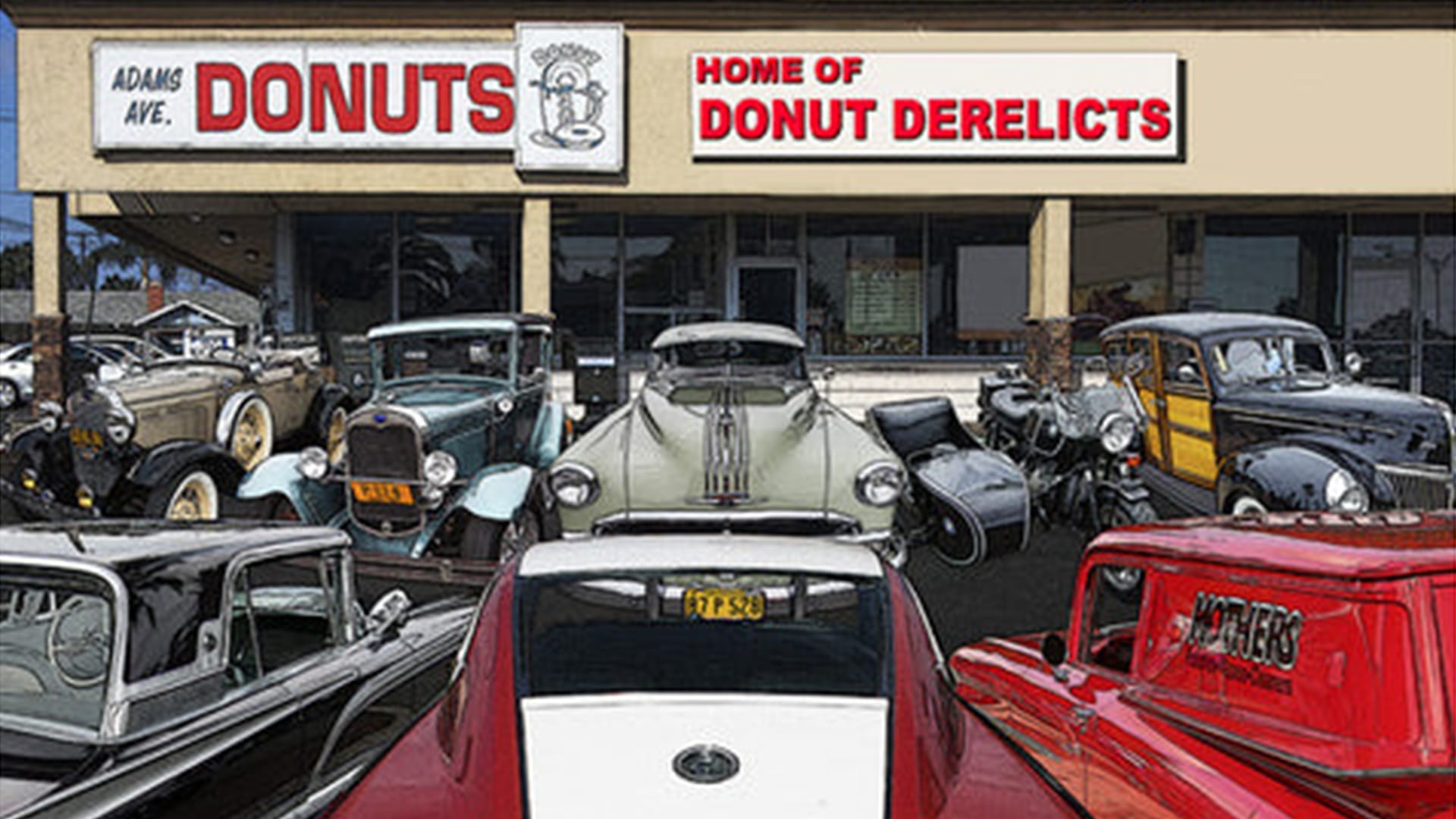 Donut Derelicts flyer