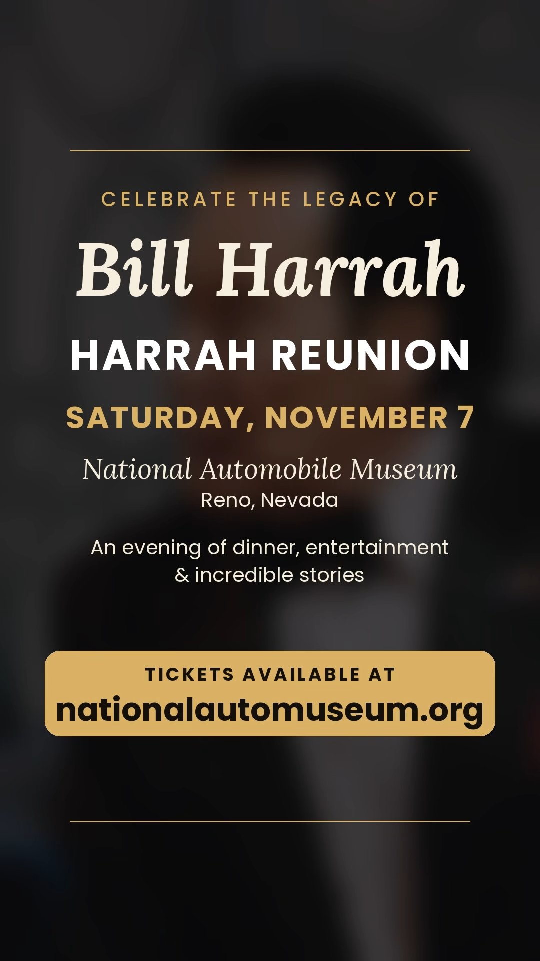 Harrah Reunion flyer