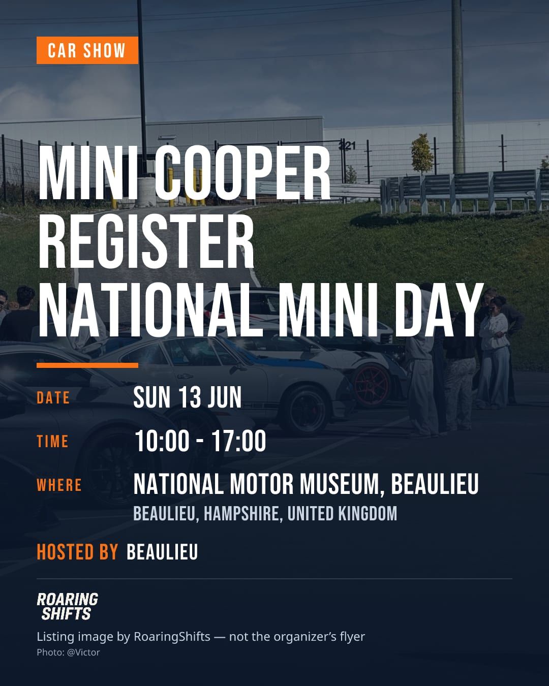 Mini Cooper Register National Mini Day