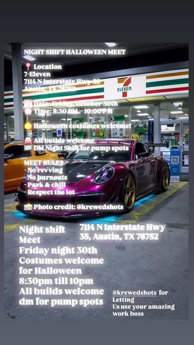 Night Shift Halloween Meet