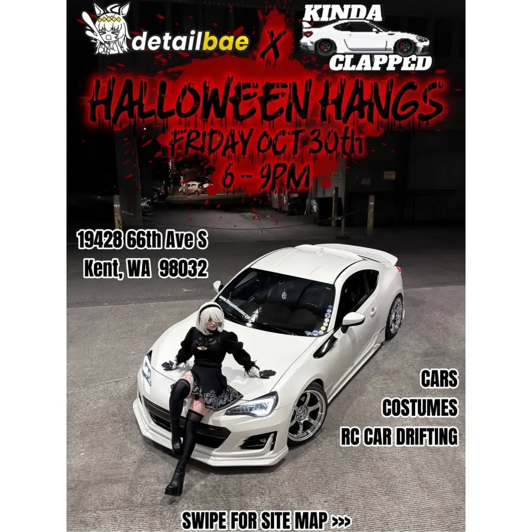 Halloween Hangs flyer