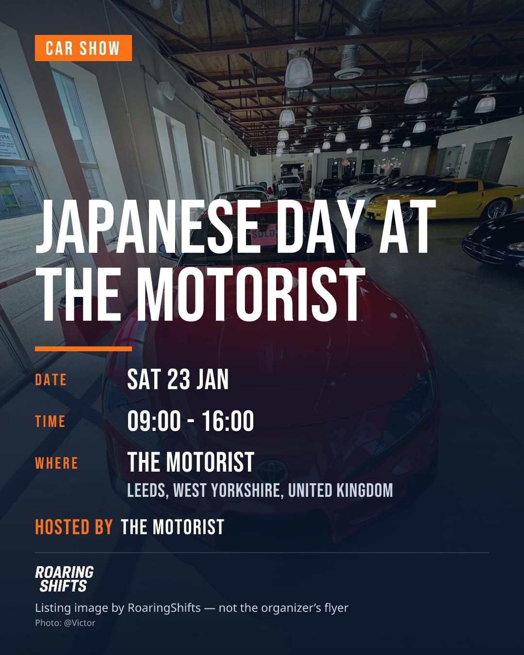 Japanese Day at The Motorist flyer