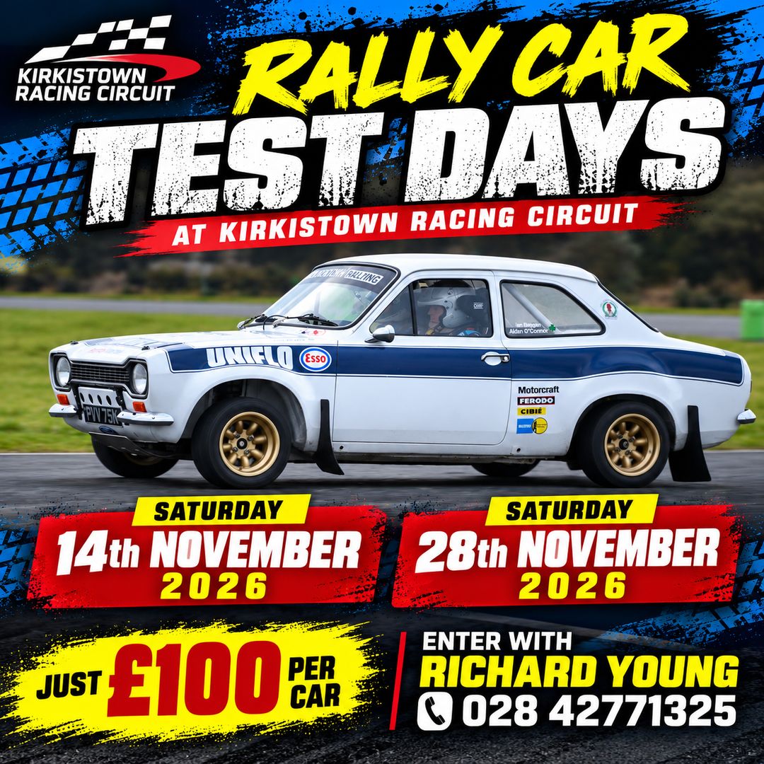Kirkistown Racing Circuit Rally Car Test Day
