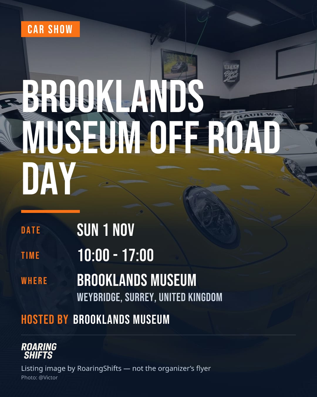 Brooklands Museum Off Road Day flyer