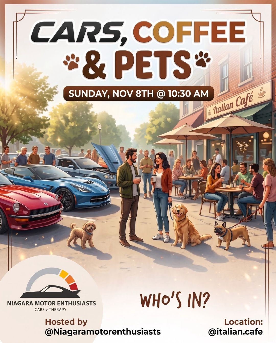 Cars, Coffee & Pets