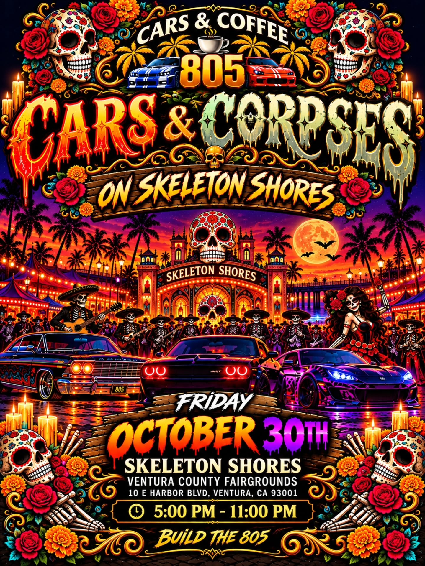 Cars & Corpses on Skeleton Shores flyer