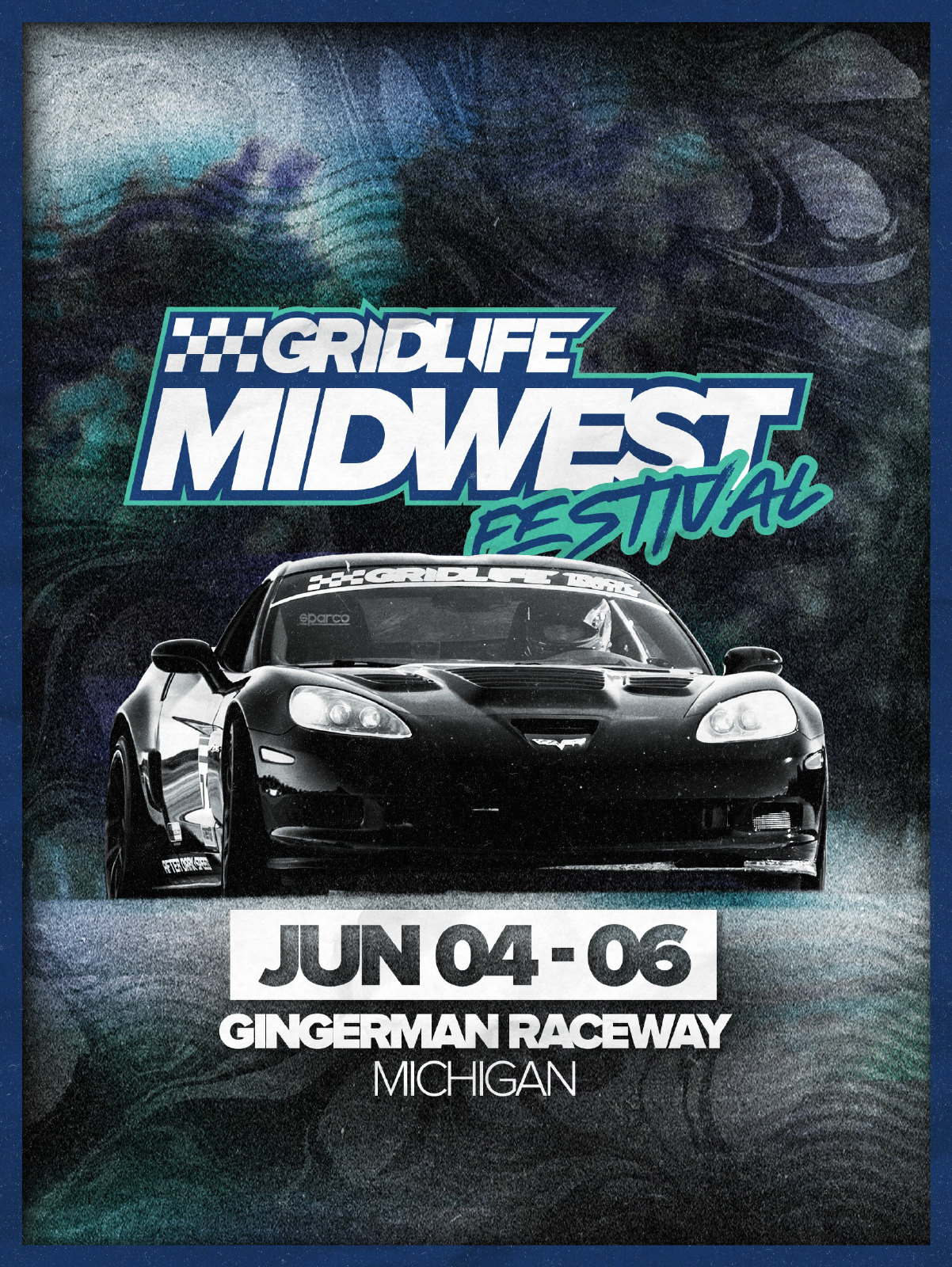 Gridlife Midwest Festival flyer