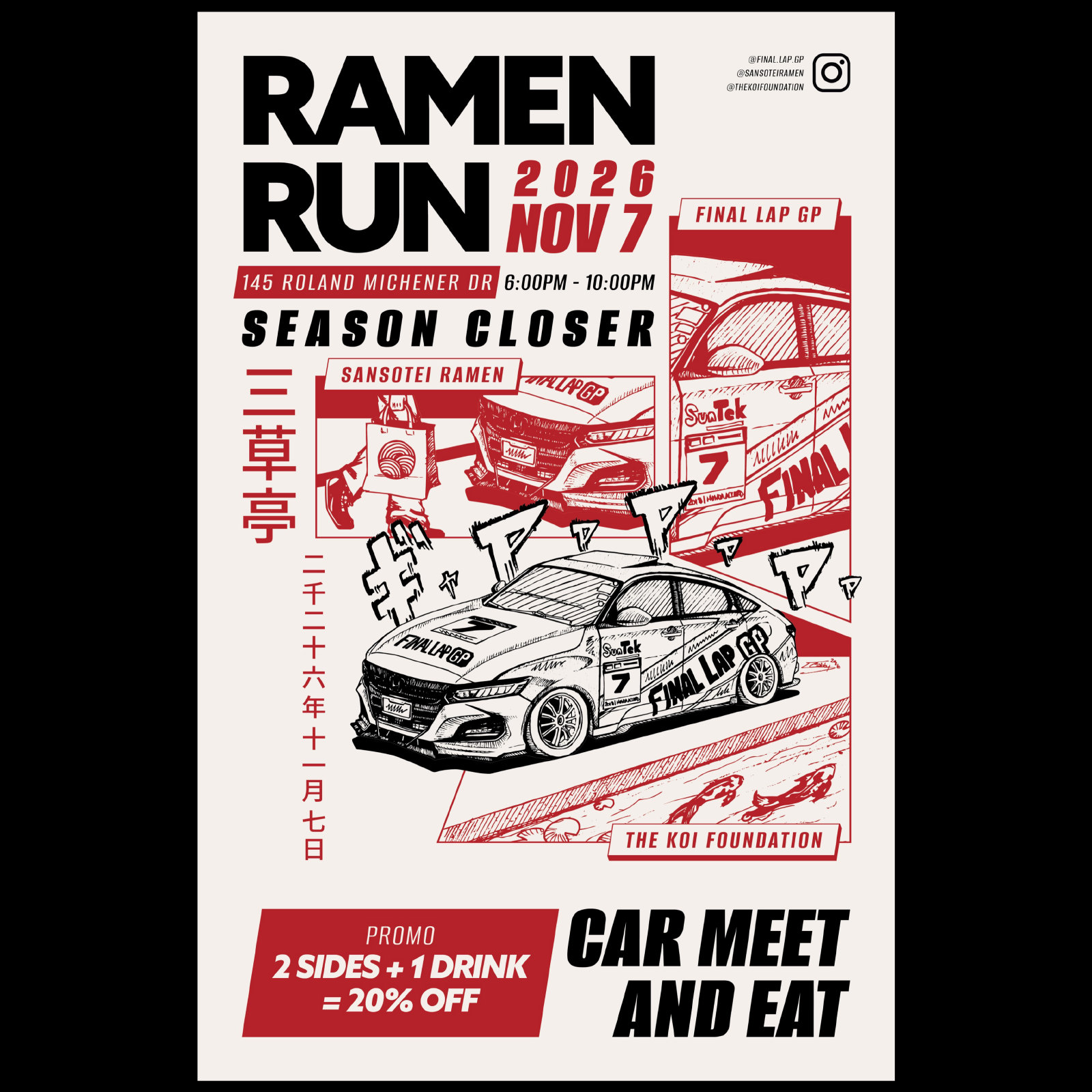 Ramen Run flyer
