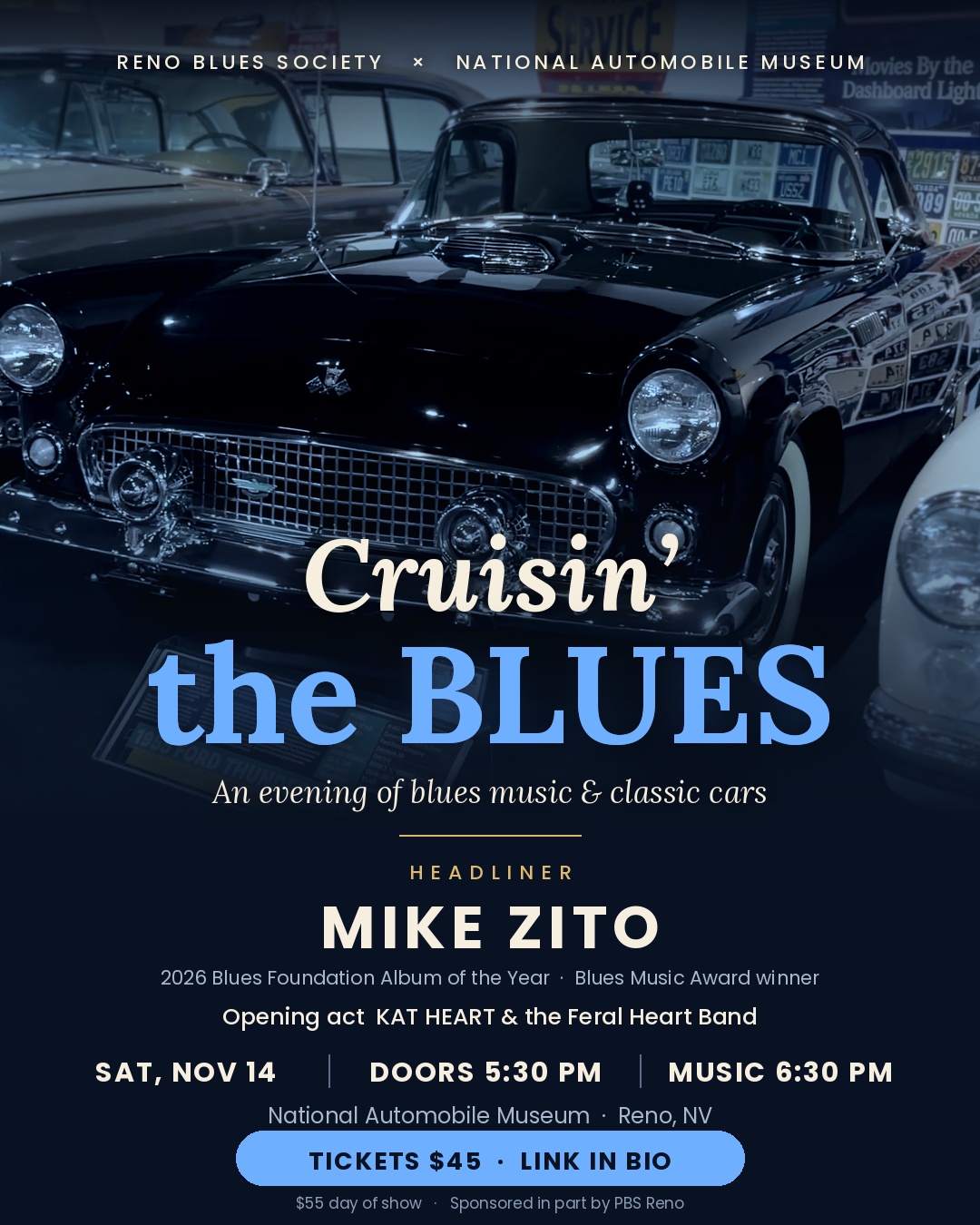 Cruisin' the Blues flyer