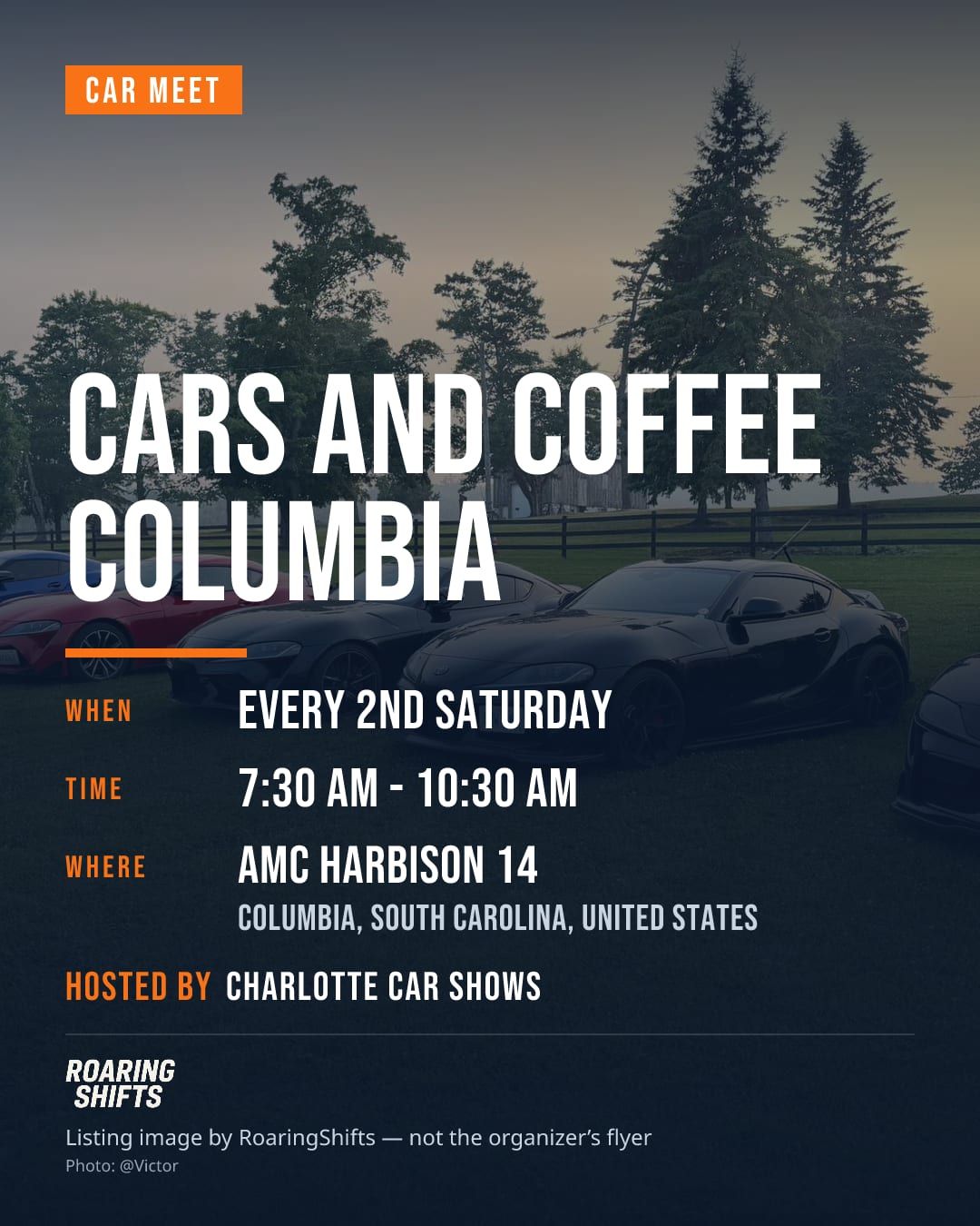 Cars and Coffee Columbia