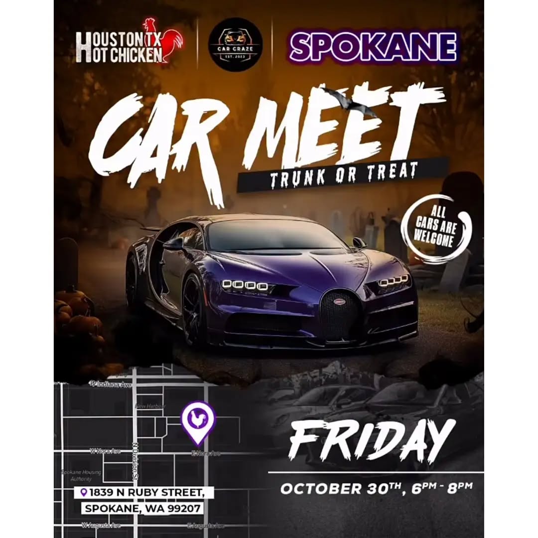 Car Meet Trunk or Treat - Spokane flyer