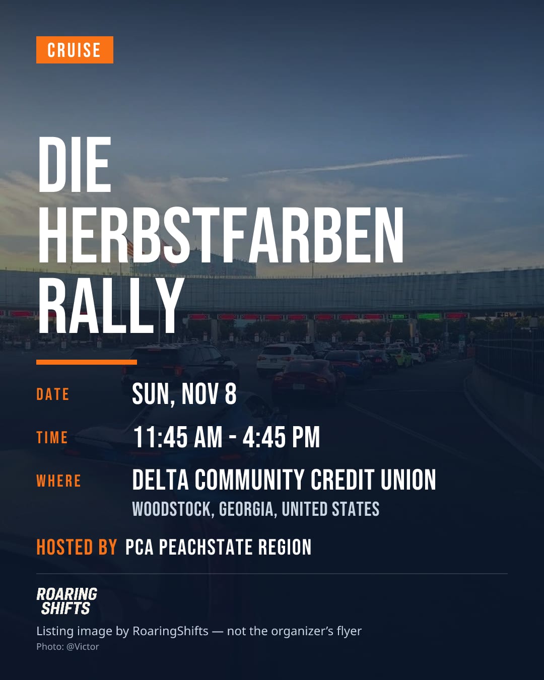 Die Herbstfarben Rally flyer