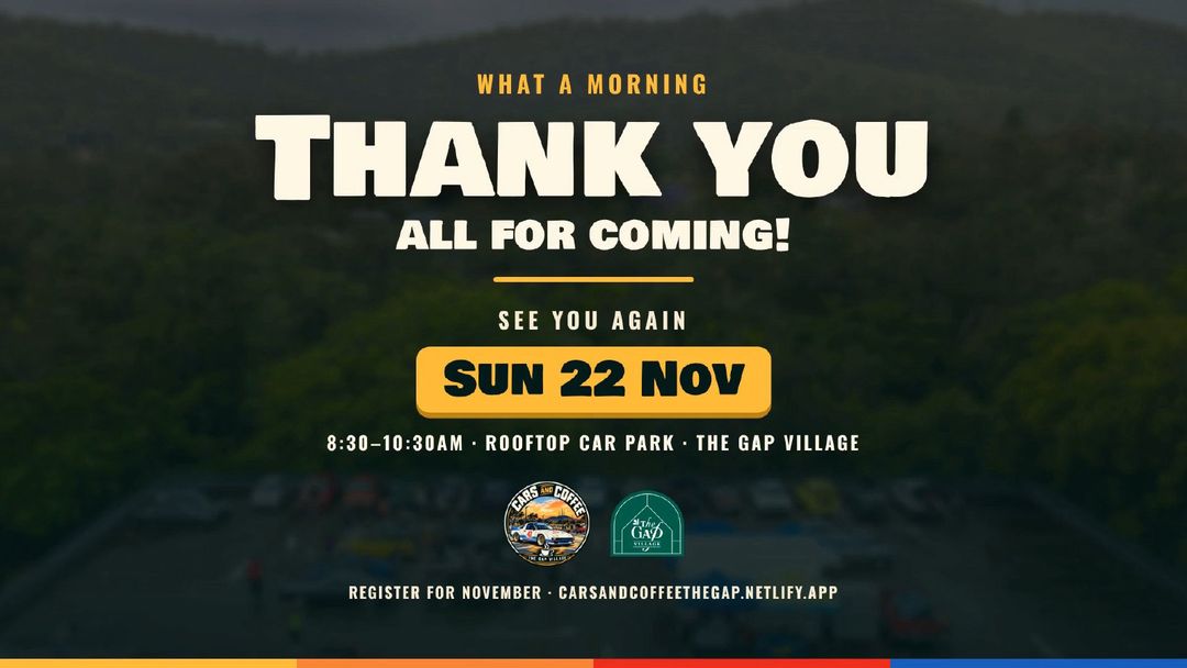 Cars and Coffee The Gap