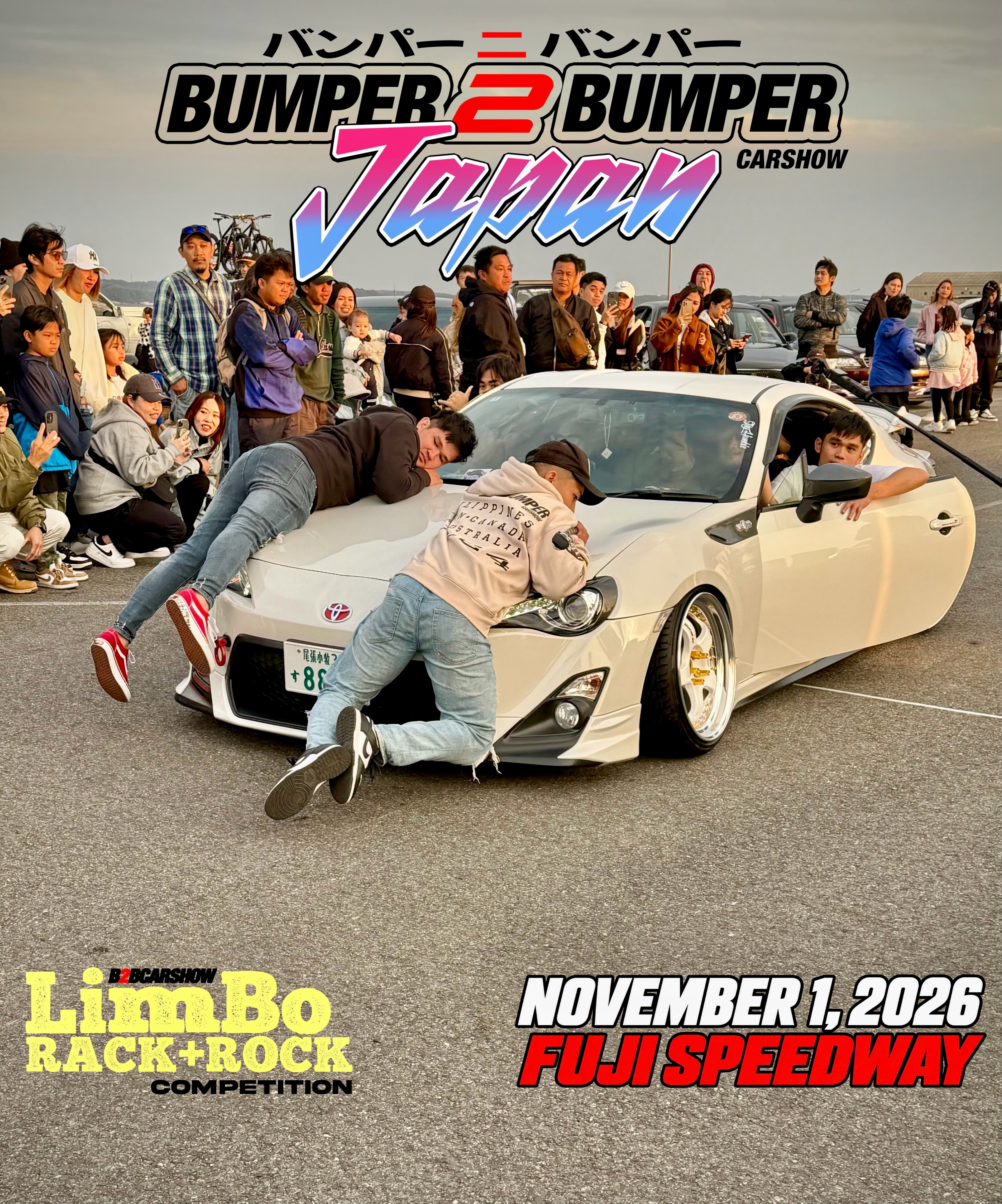Bumper 2 Bumper Carshow Japan flyer