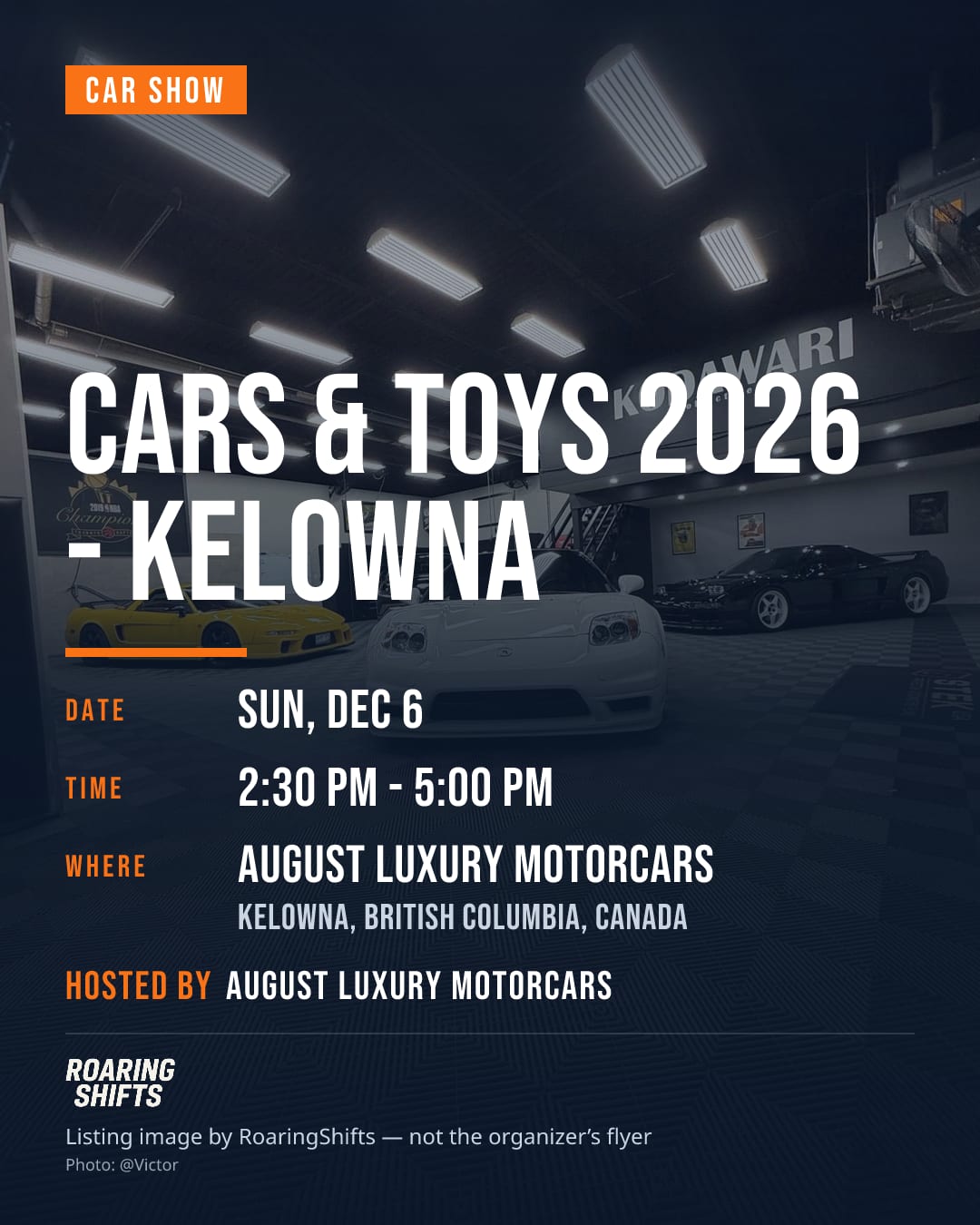 Cars & Toys 2026 - Kelowna flyer