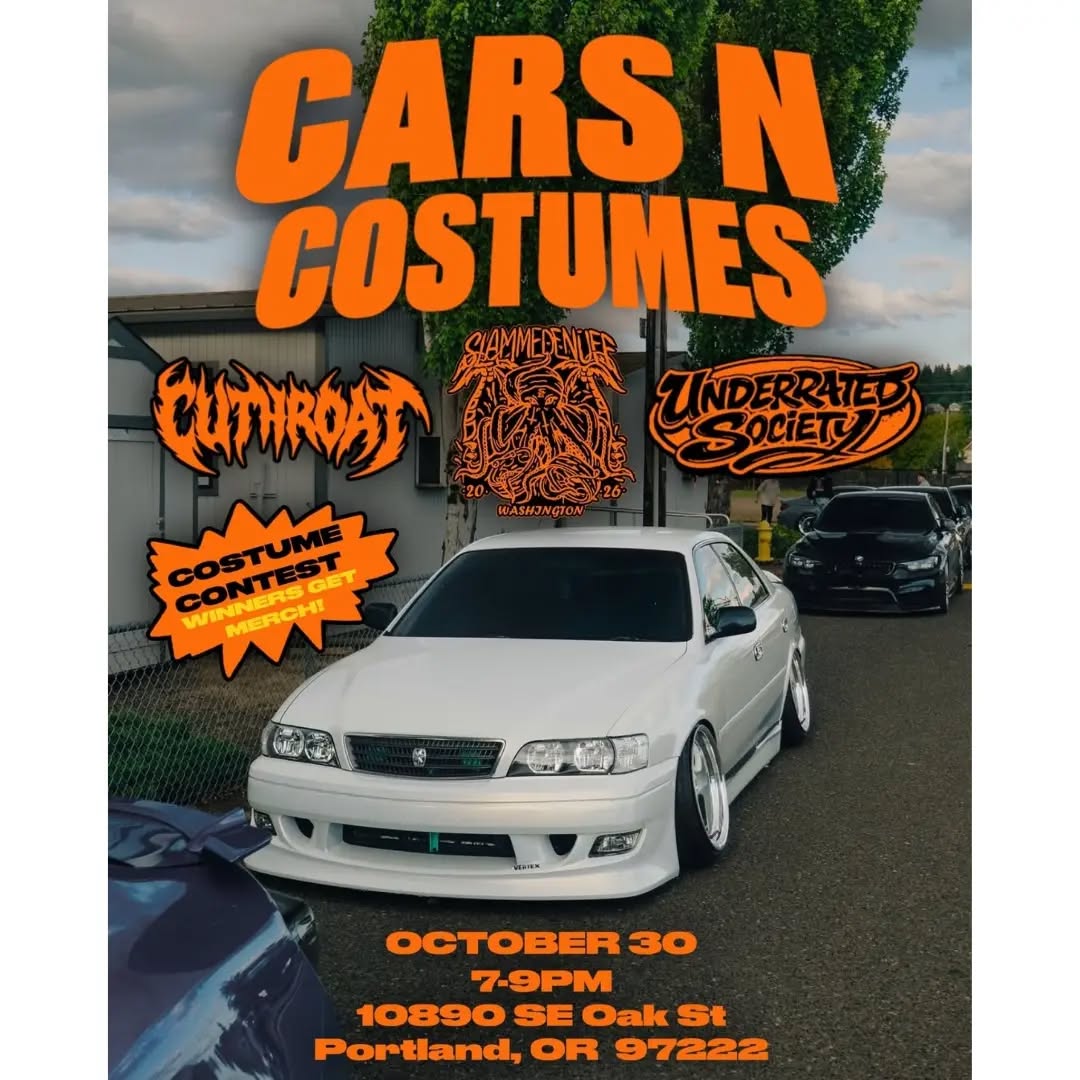 Cars N Costumes flyer