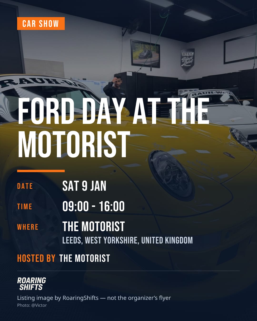 Ford Day at The Motorist flyer