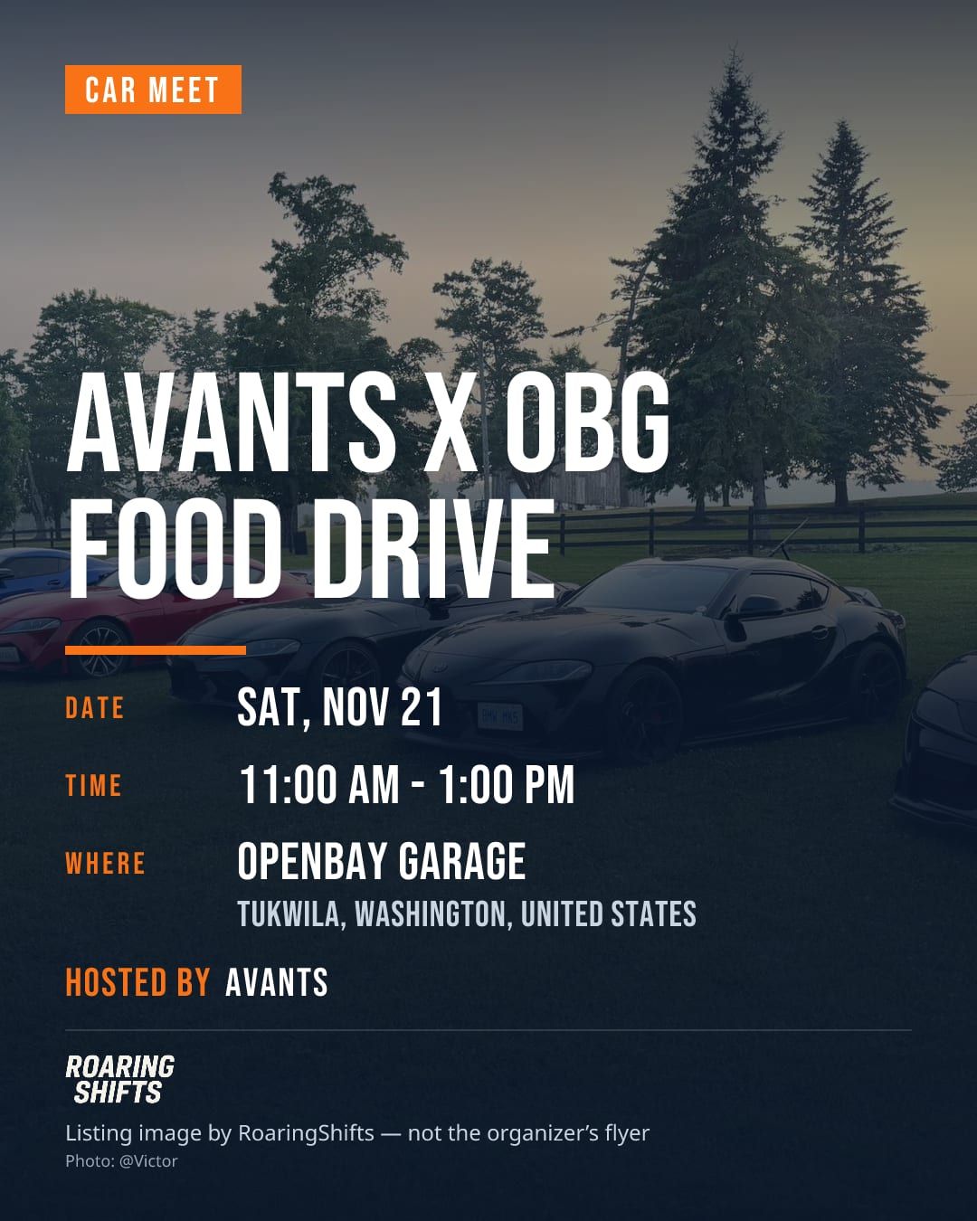 Avants x OBG Food Drive