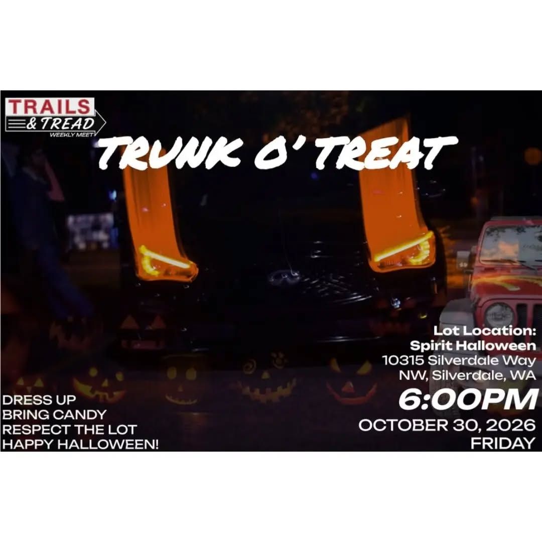 Trails & Tread Trunk O' Treat