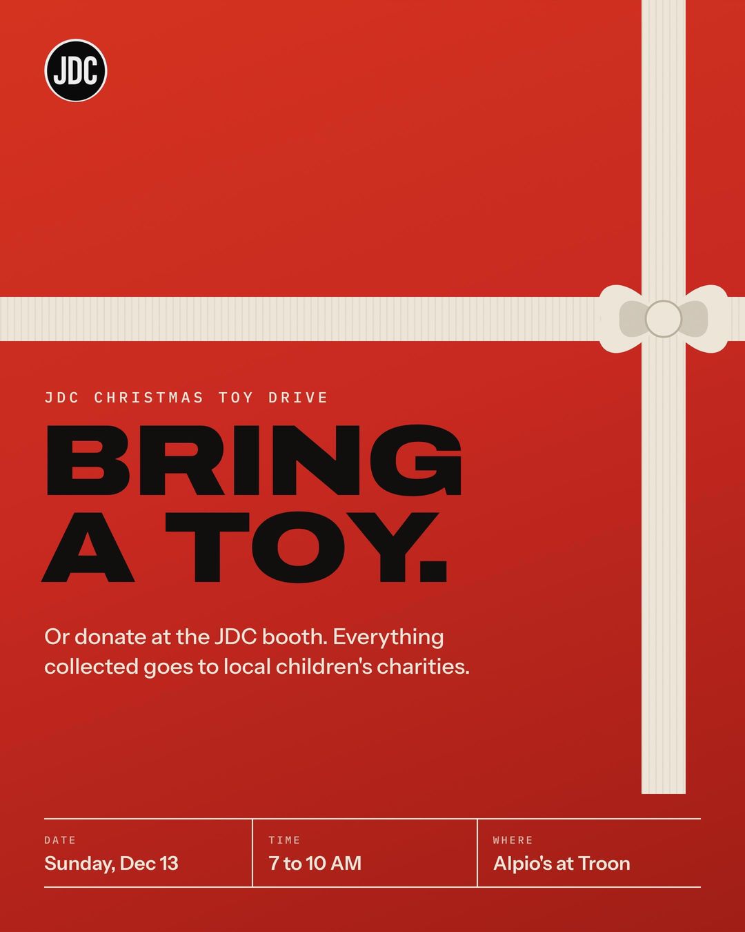 JDC Christmas Toy Drive