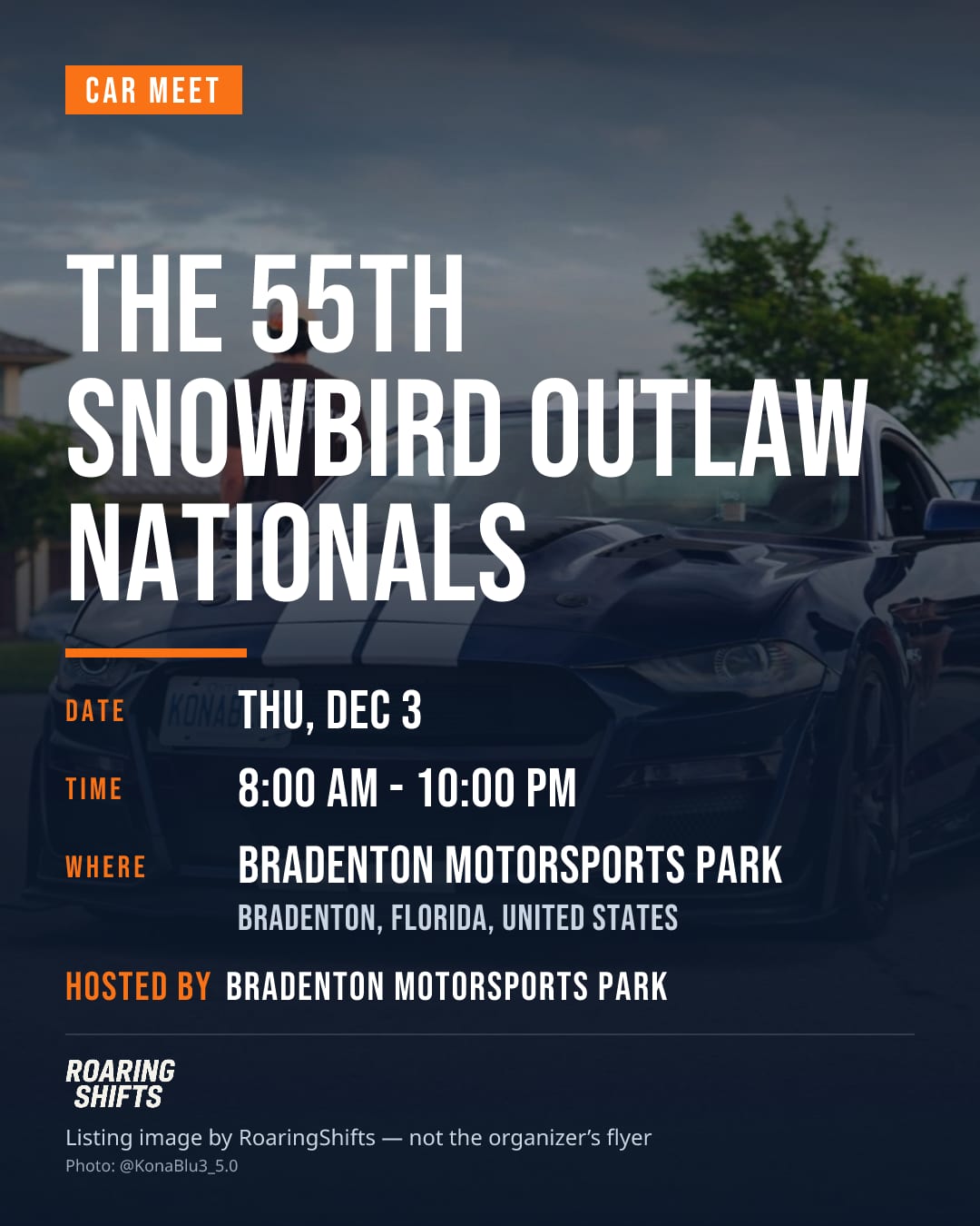 The 55th Snowbird Outlaw NATIONALS flyer