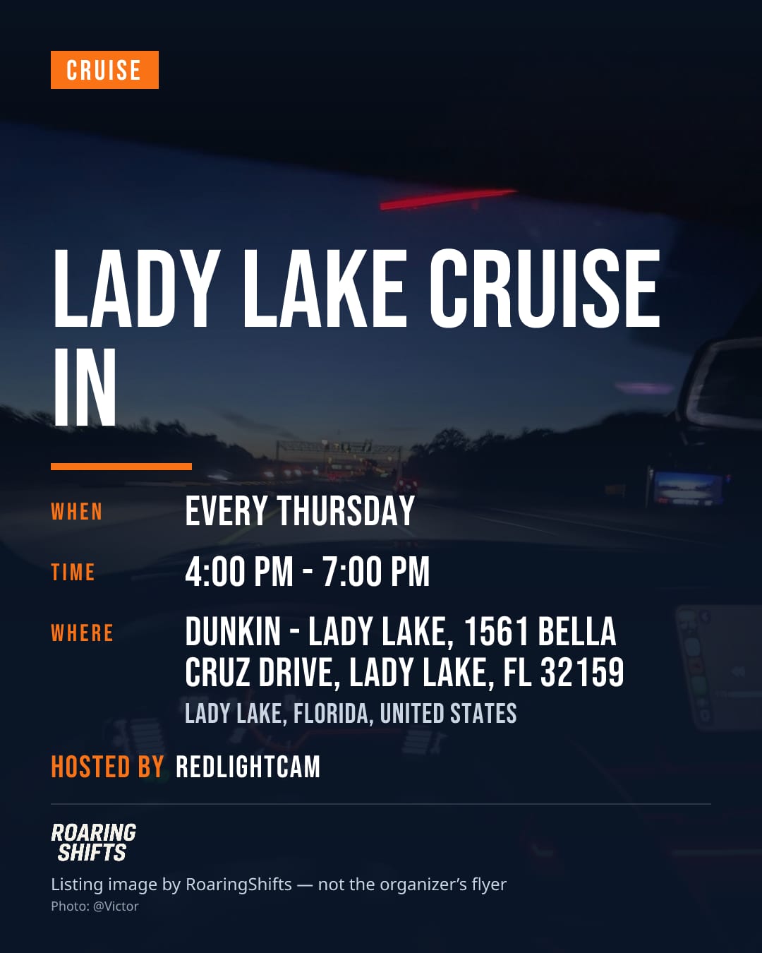 Lady Lake Cruise In flyer
