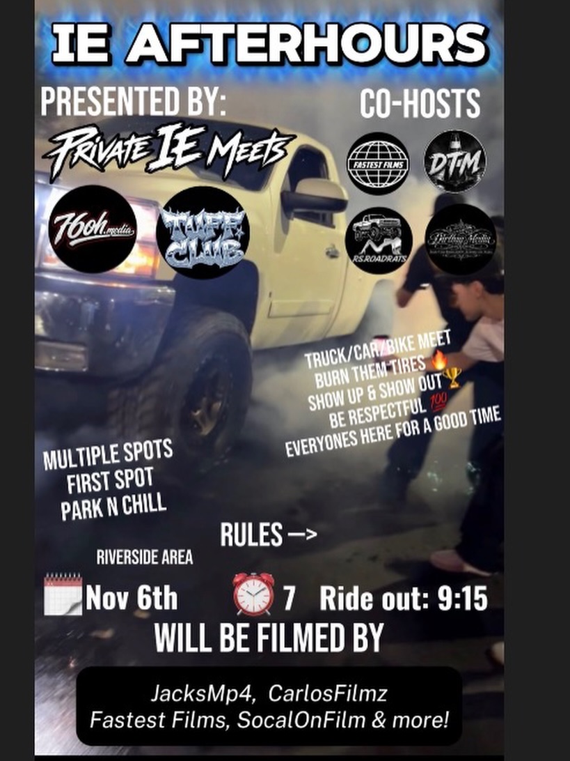 IE Afterhours flyer