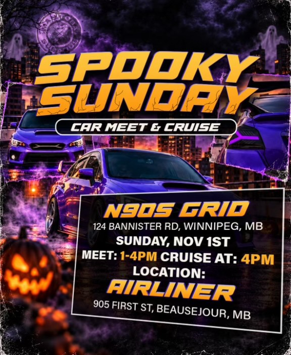 Spooky Sunday Car Meet & Cruise flyer