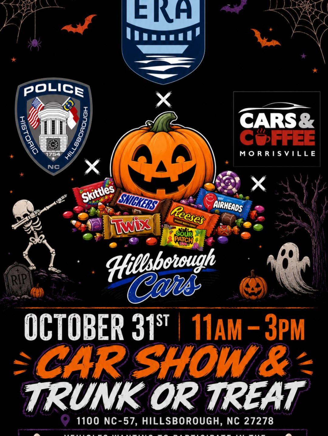 Hillsborough Cars Car Show & Trunk or Treat