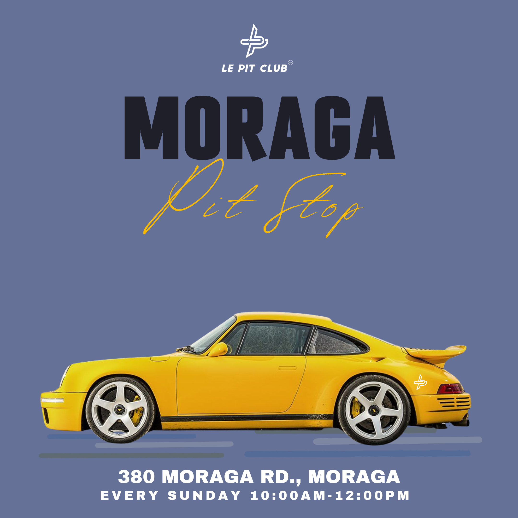 Moraga Pit Stop flyer