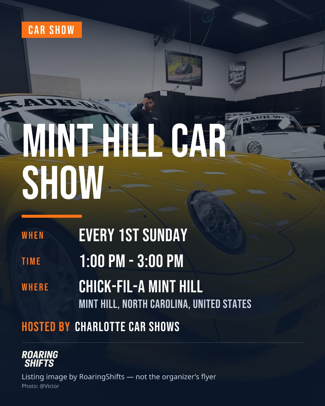 Mint Hill Car Show flyer