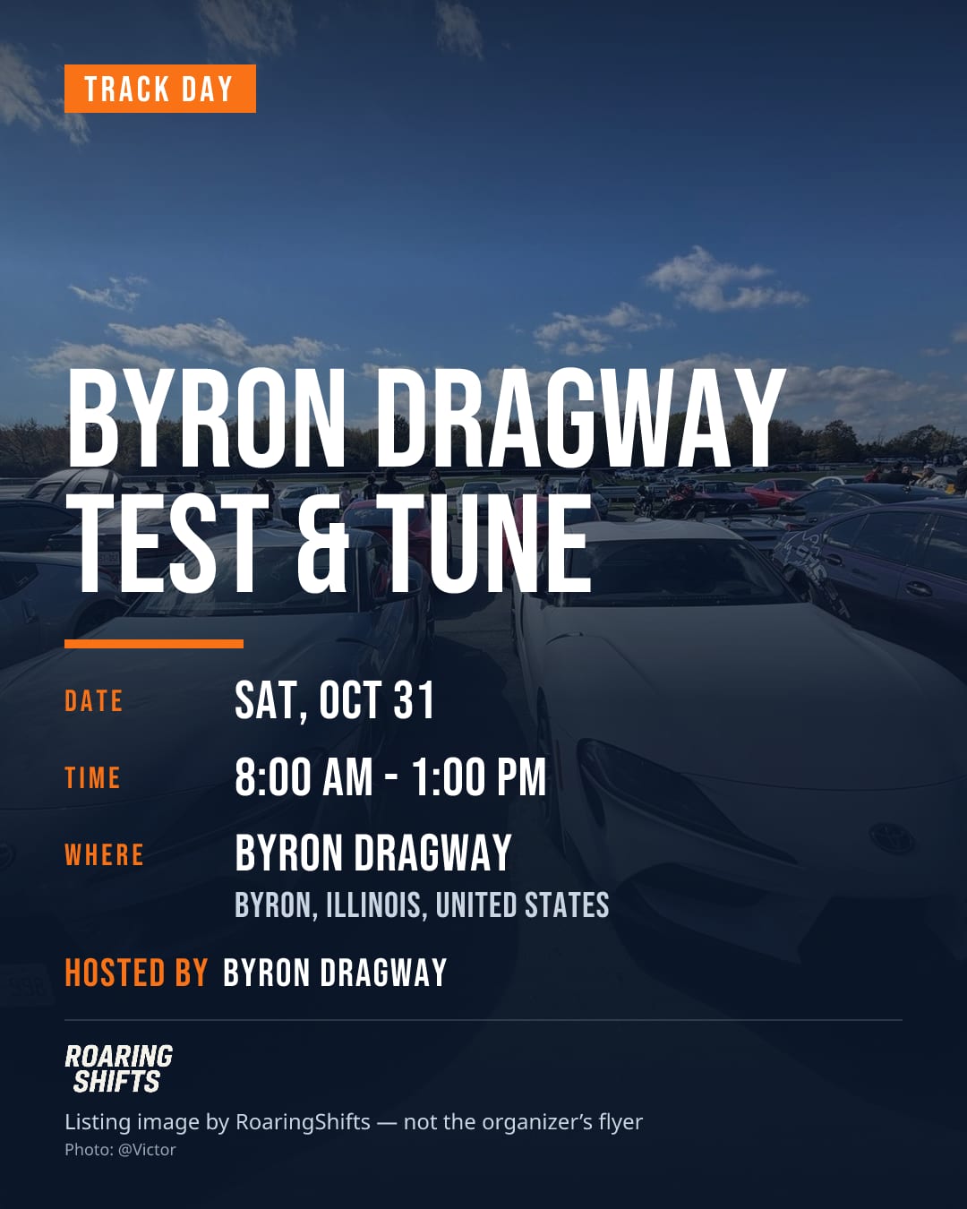 Byron Dragway Test & Tune flyer
