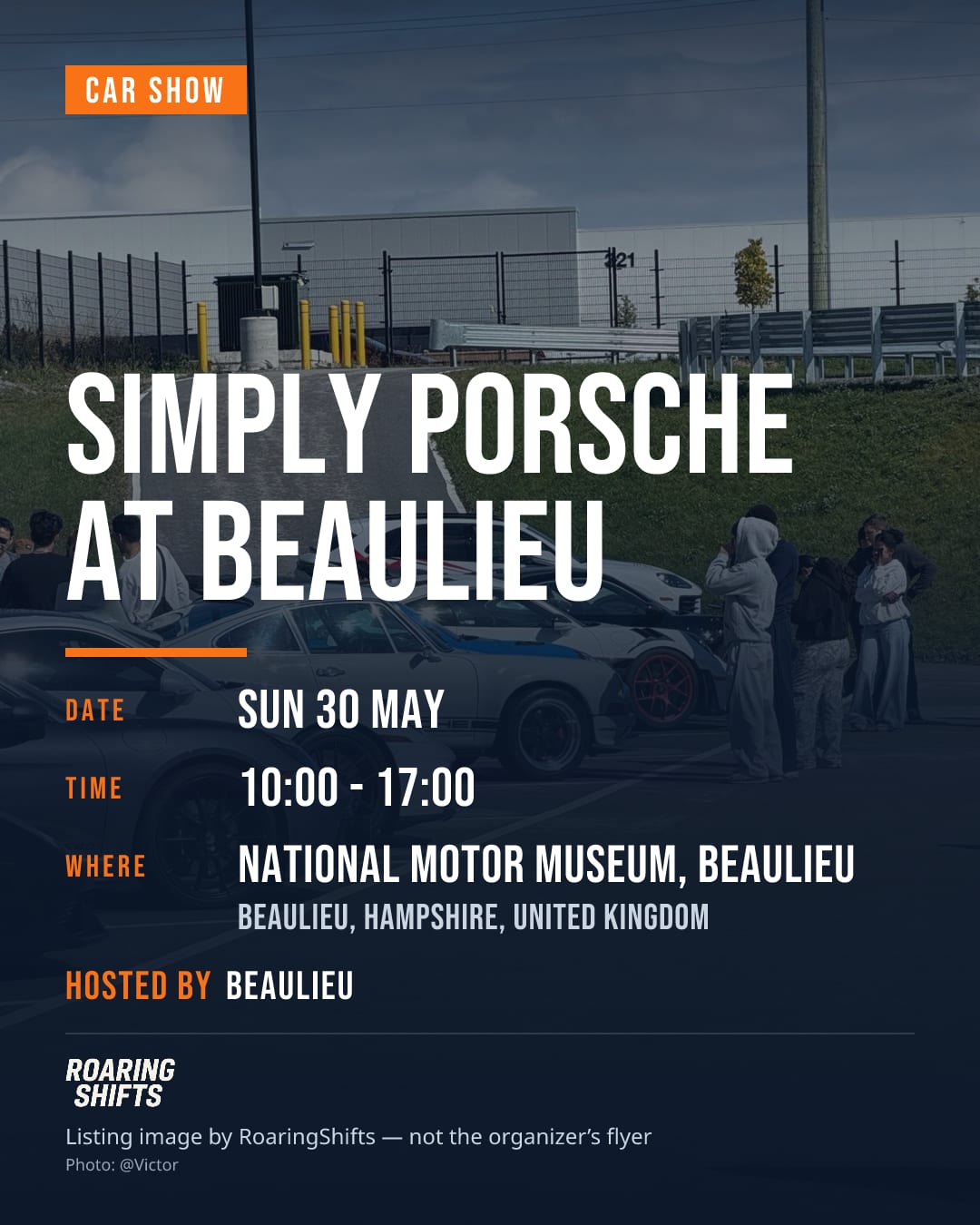 Simply Porsche at Beaulieu flyer
