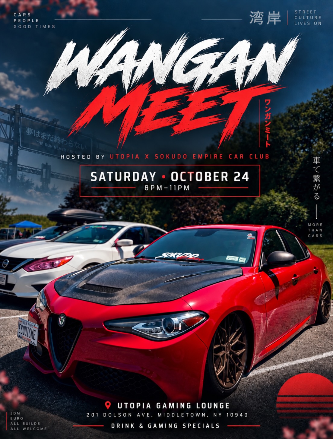 Wangan Meet flyer