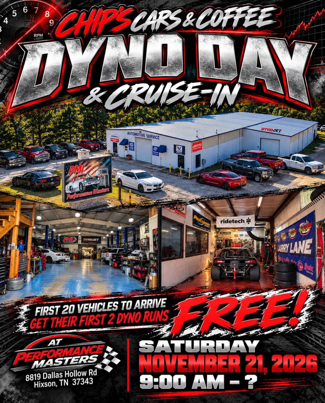 Chip's Cars & Coffee Dyno Day & Cruise-In
