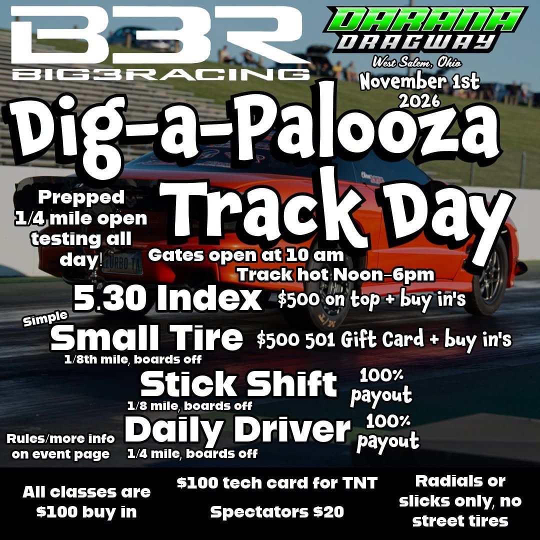 Big 3 Racing Dig-A-Palooza Track Day