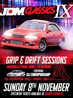 JDM Classics IX - Grip & Drift Sessions flyer