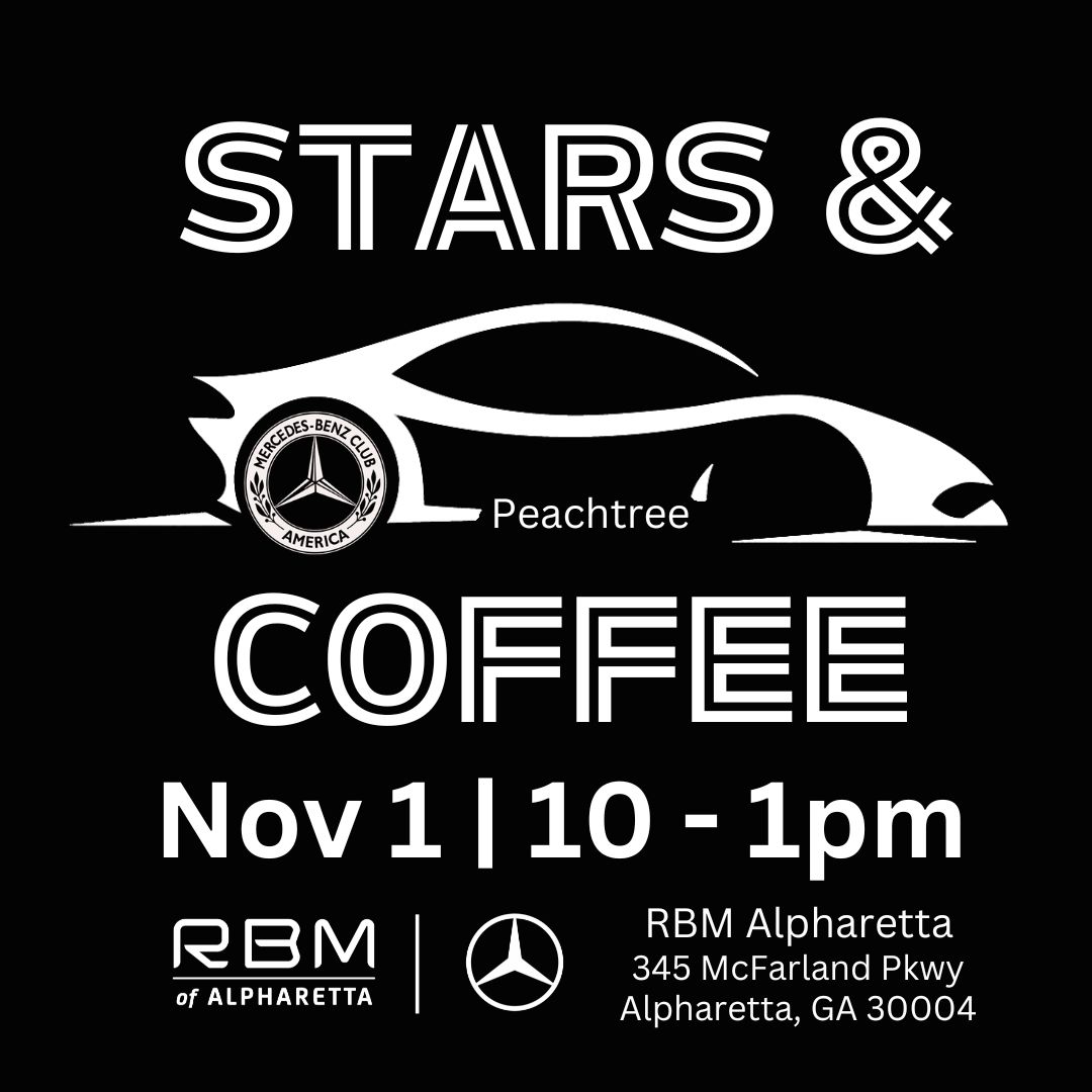 MBCA Peachtree Stars & Coffee flyer