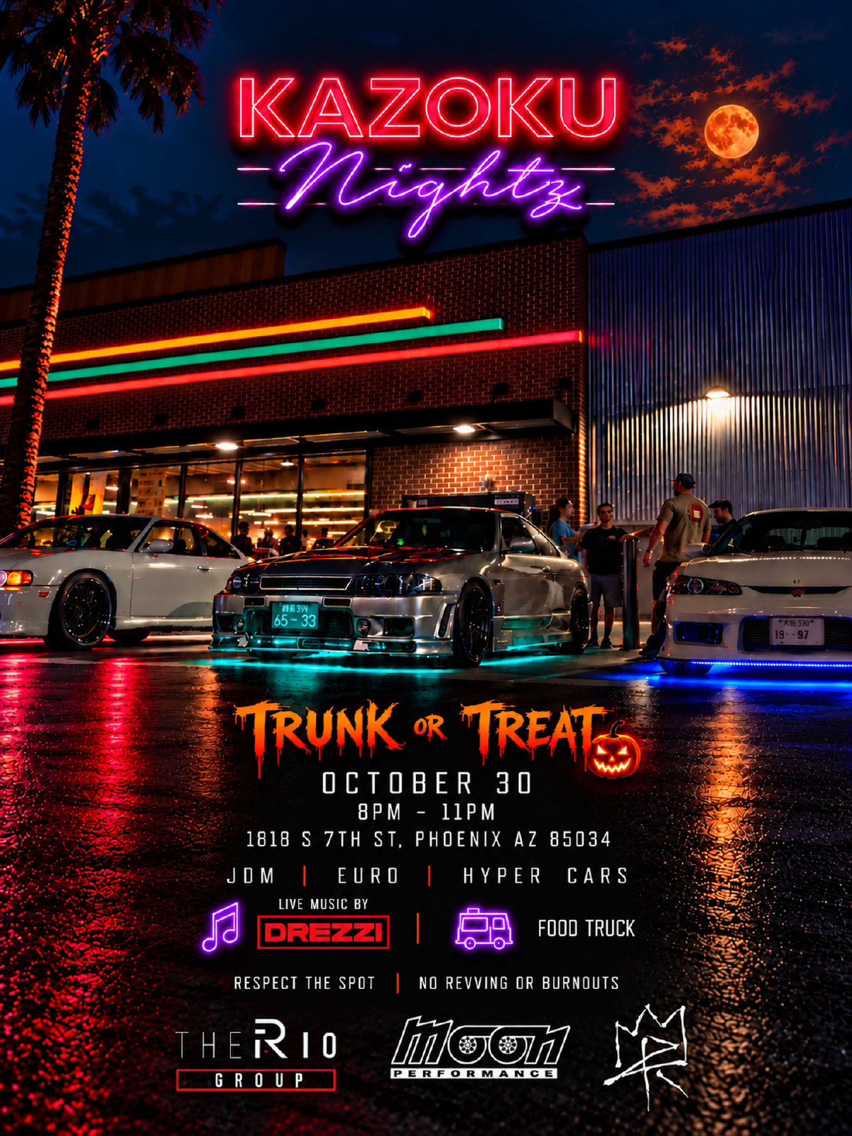 Kazoku Nightz - Trunk or Treat flyer