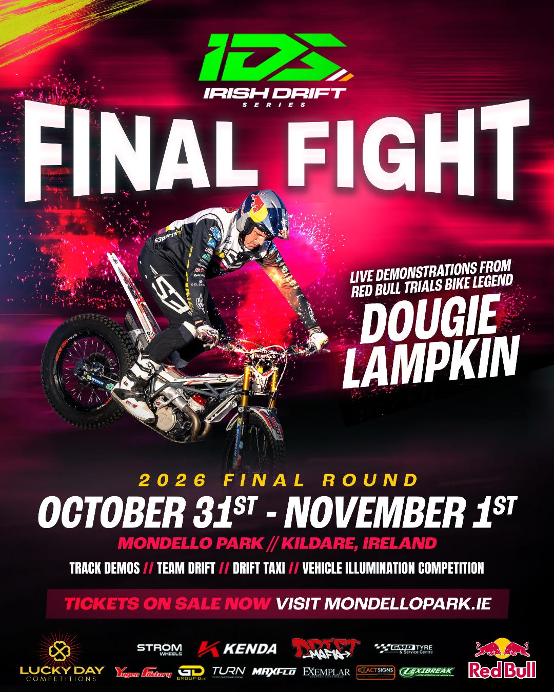 Irish Drift Series Final Fight flyer