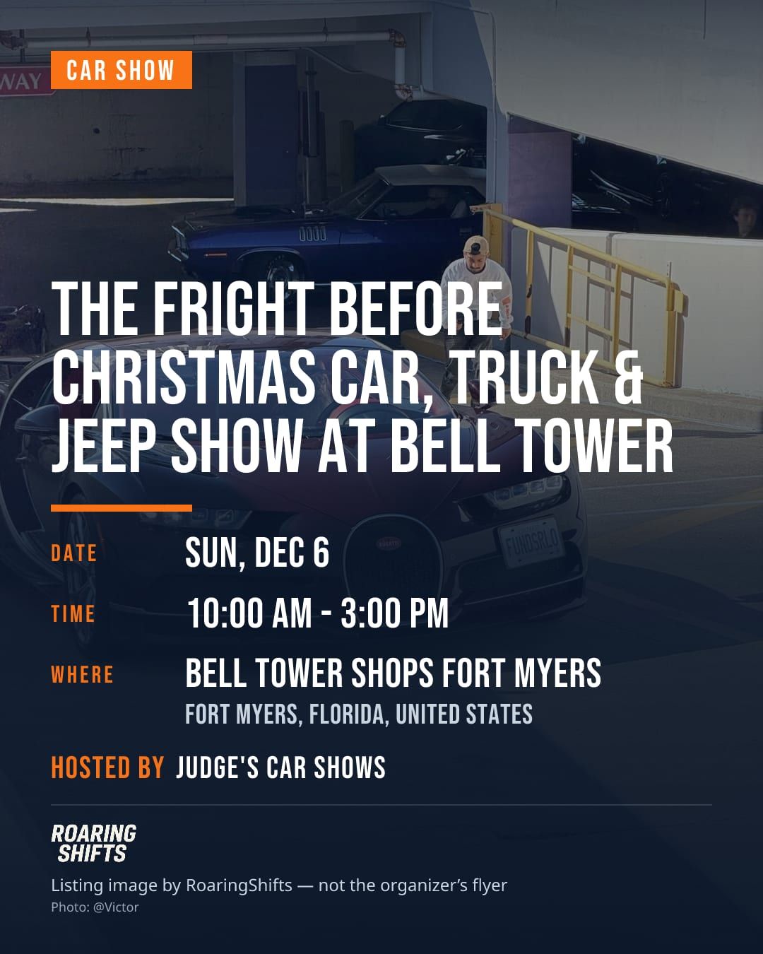 The Fright Before Christmas Car, Truck & Jeep Show at Bell Tower