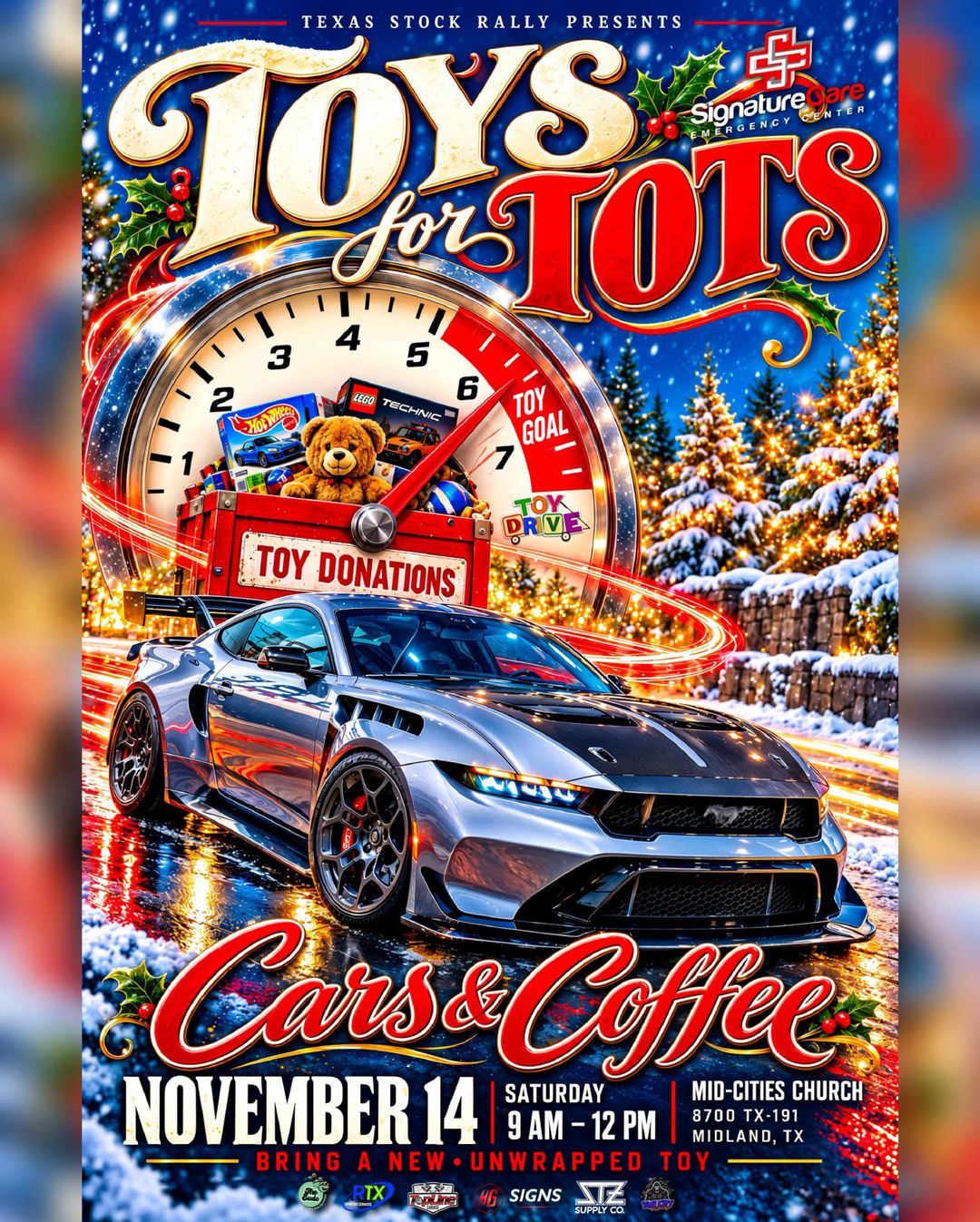 Toys for Tots Cars & Coffee