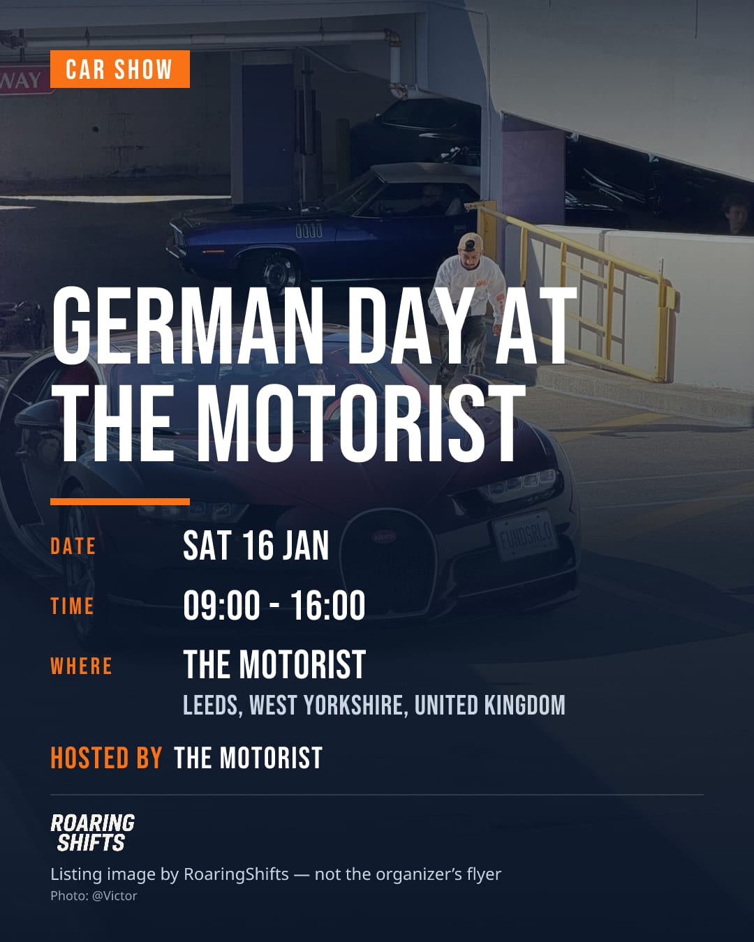 German Day at The Motorist flyer