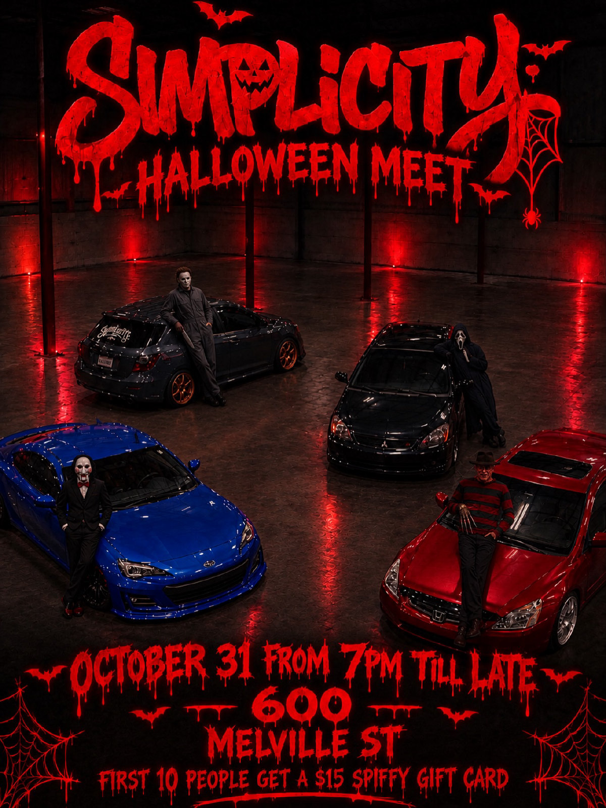 Simplicity Halloween Meet flyer