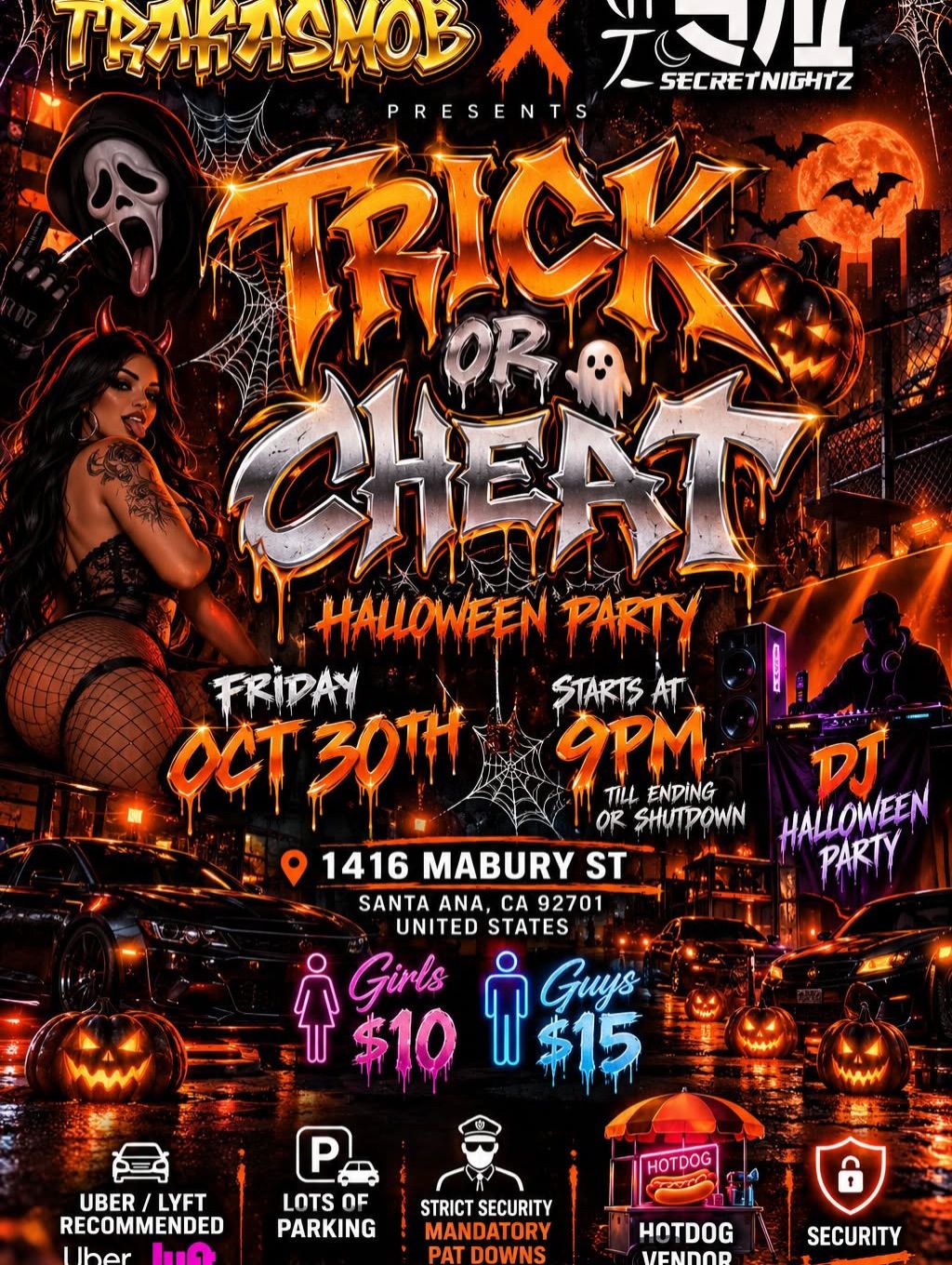 Trick or Cheat Halloween Party
